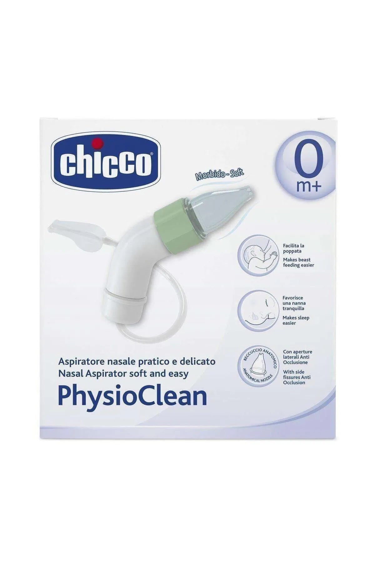 Chicco PhysioClean Nasal Aspirator – Soft & Hygienic Relief for Babies