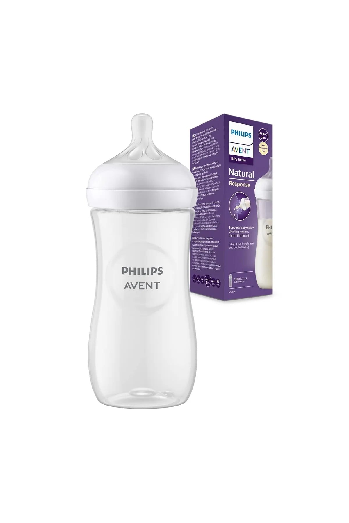 Philips Avent SCY906/01 Natural Bottle with Responsive Dummy 330 ml