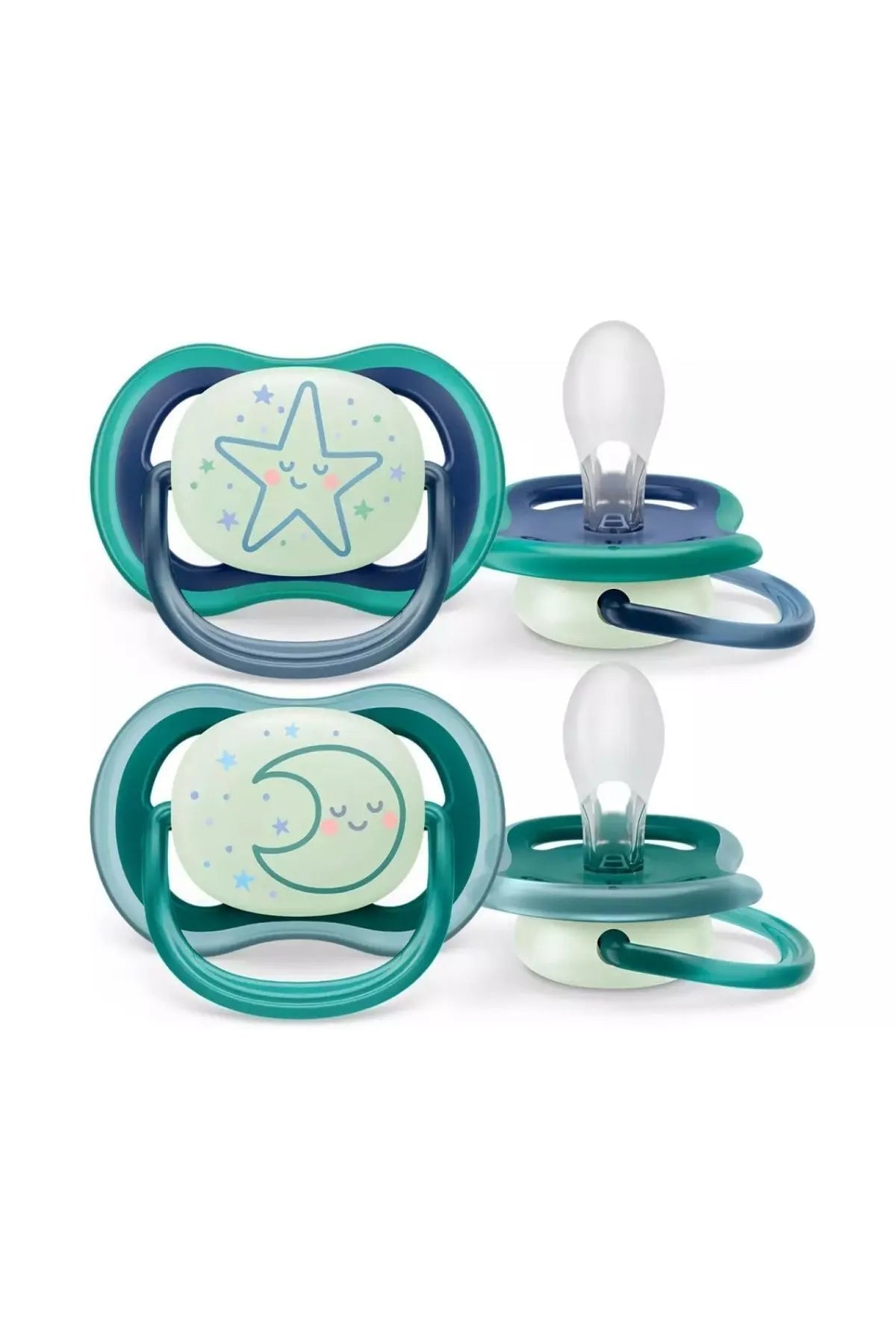 Philips Avent Ultra Air Night Pacifier 0-6m – 2 Pack (SCF376/13)