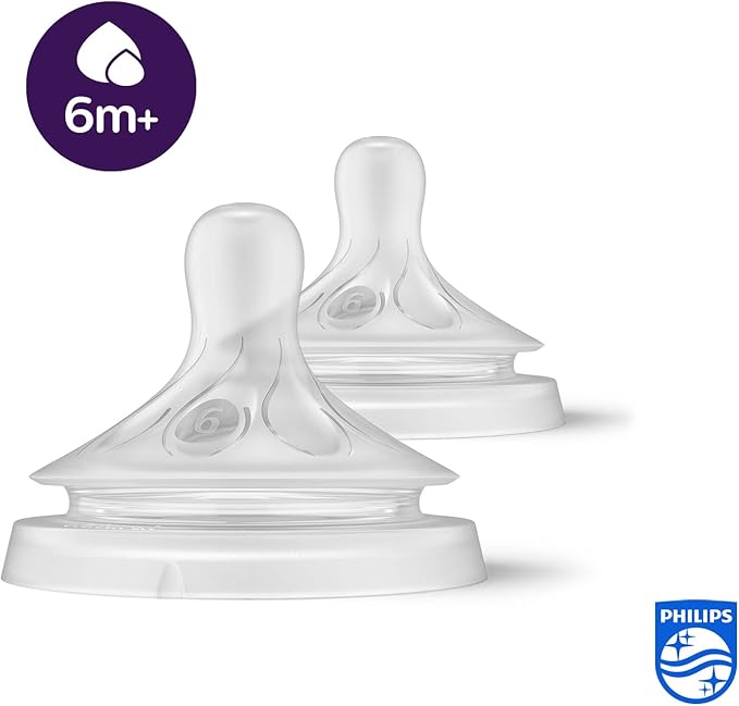 Philips Avent Natural Response Nipple – Size 6 (Thick Feed) SCY966/02