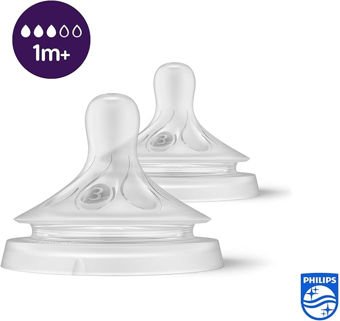 Philips Avent Natural Response Nipple – Size 3 (Medium Flow) SCY963/02