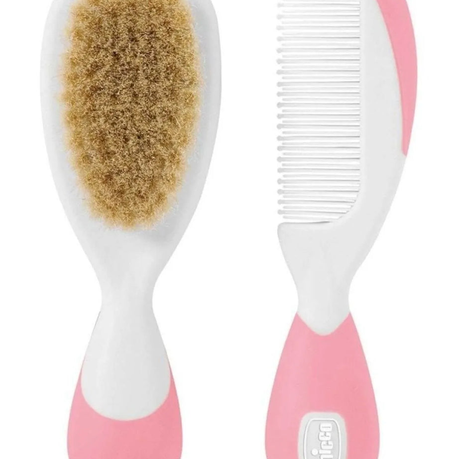 Chicco Pink Brush & Comb Set