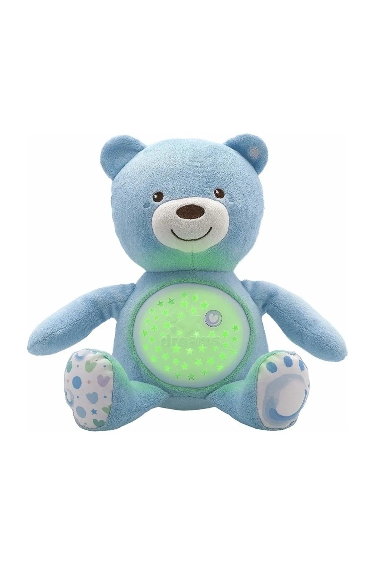 Chicco Baby Bear – Light & Sound Plush Toy (Blue)
