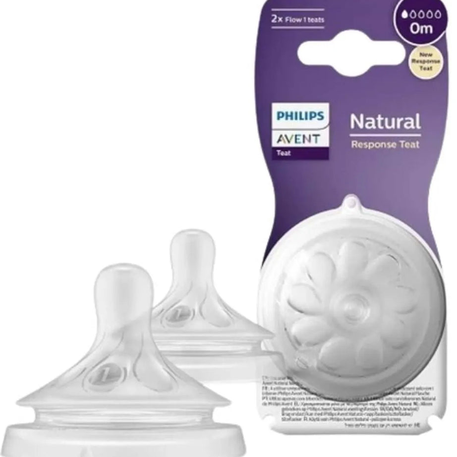 Philips Avent Natural Response Nipple – Size 1 (Newborn Flow) SCY961/02