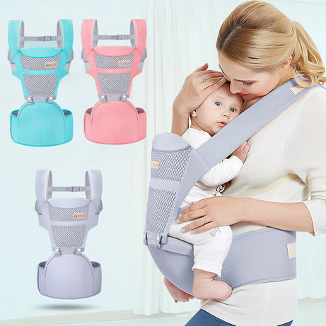 ComfyRide™ Baby Carrier with Waist Stool – Ergonomic Support for Parents & Babies