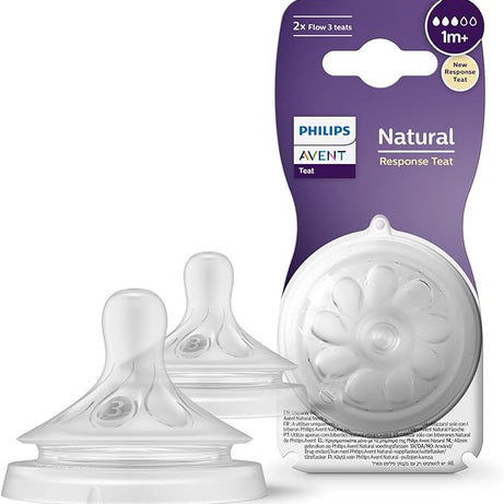 Philips Avent Natural Response Nipple – Size 3 (Medium Flow) SCY963/02