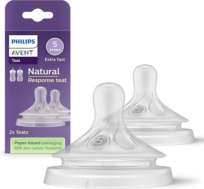Philips Avent Natural Response Nipple – Size 5 (Variable Flow) SCY965/02