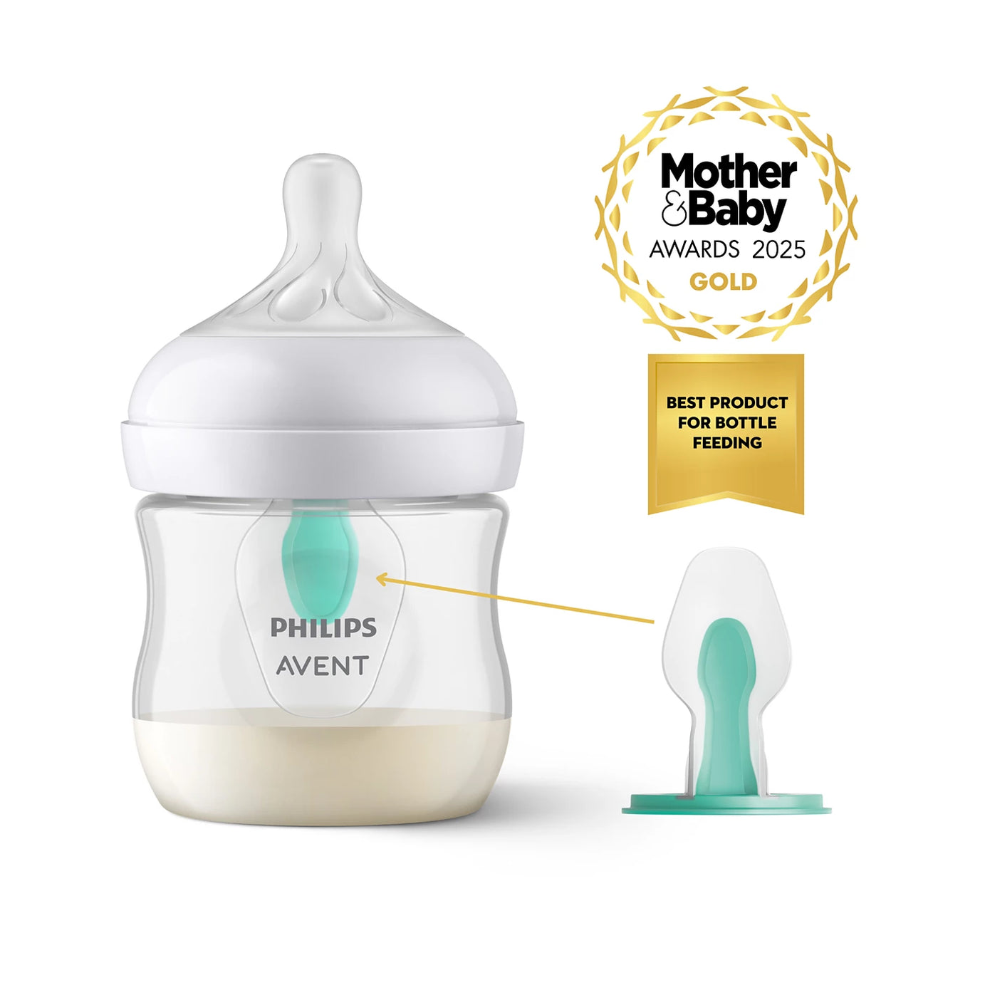 Philips Avent Natural Response Anti-Colic Baby Bottle 125ml scy670/01